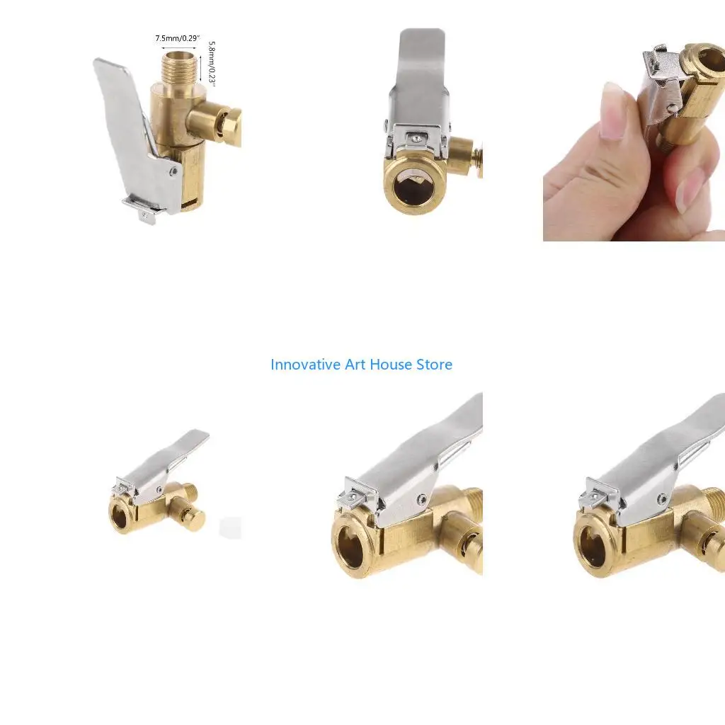 E1PC Air Pump Thread Nozzle Adapter Fast Conversion for Head Clip Type Nozzle Car Pum