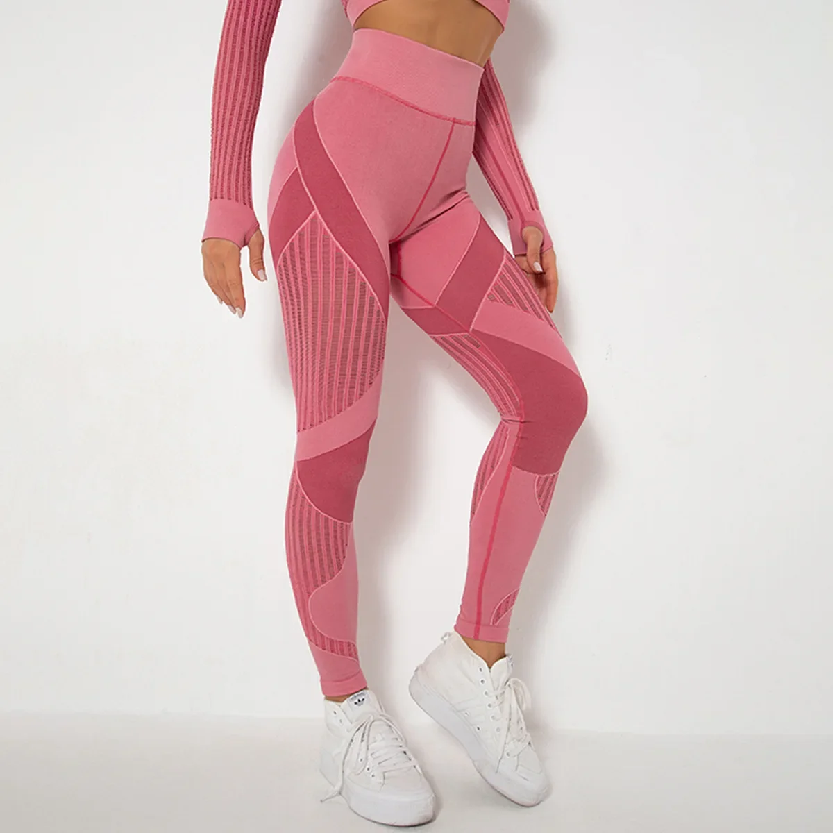 Gym Leggings Vrouwen Mesh Fitness Naadloze Sport Yoga Broek Actieve Kleding Dames Push-Up Panty Sportkleding Legging