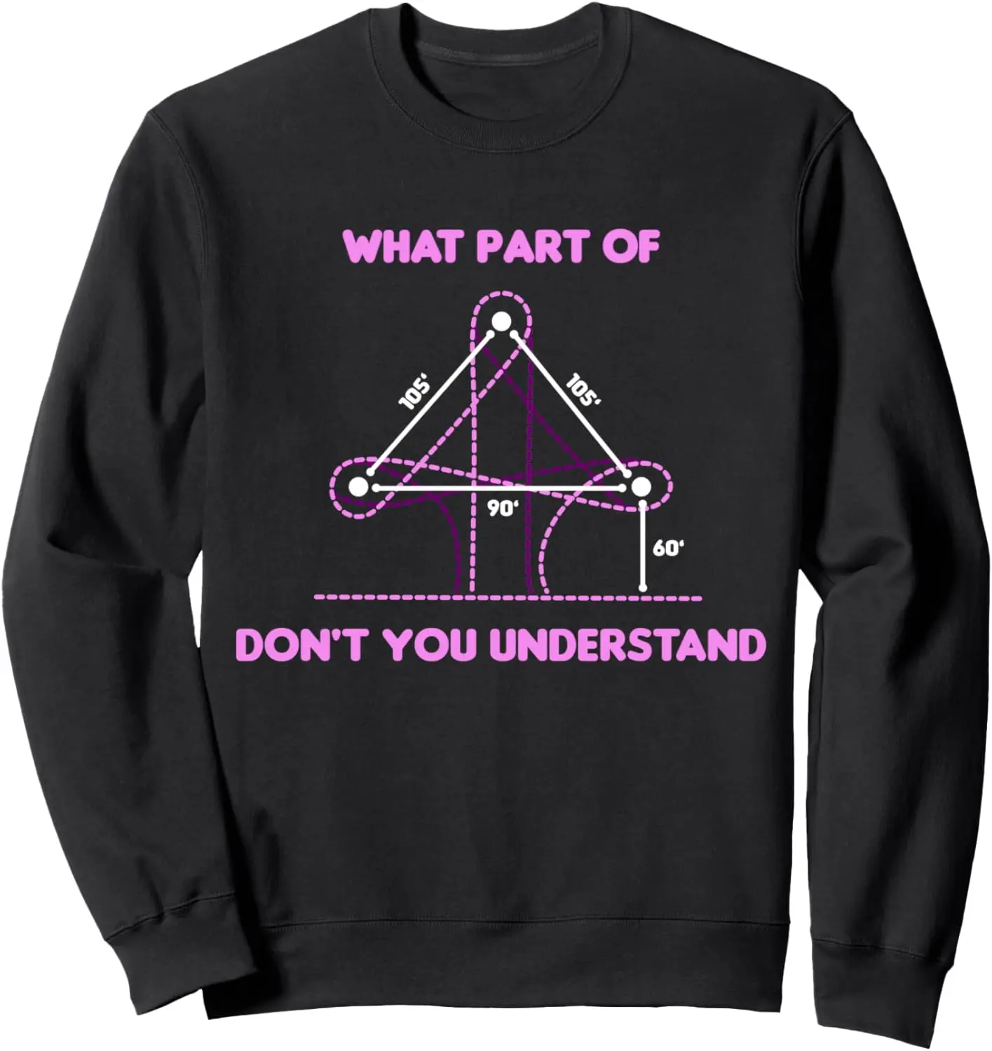 Barrel Racing Horse Riding - What Part Don't You Understand? Sweatshirt