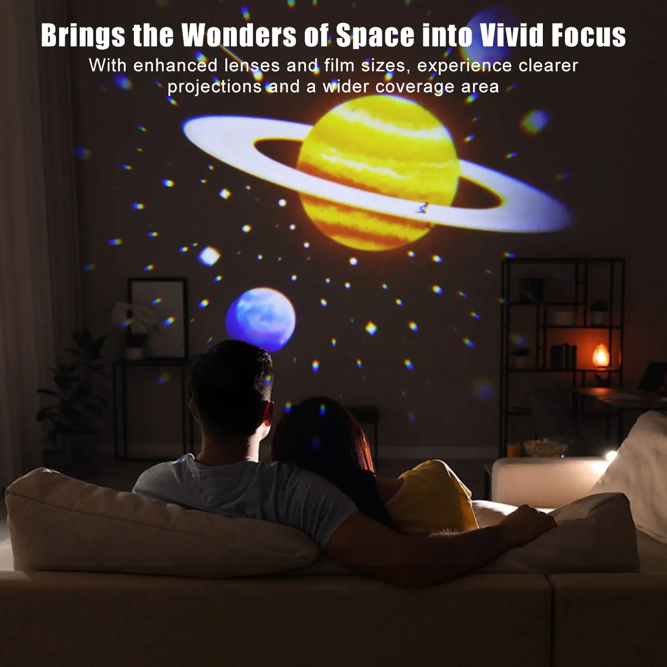 رائد الفضاء غالاكسي العارض ضوء 12 فيلم الديناميكي سديم السماء المرصعة بالنجوم ليلة مصباح للسقف ديكور غرفة نوم هدية عيد ميلاد عيد الميلاد
