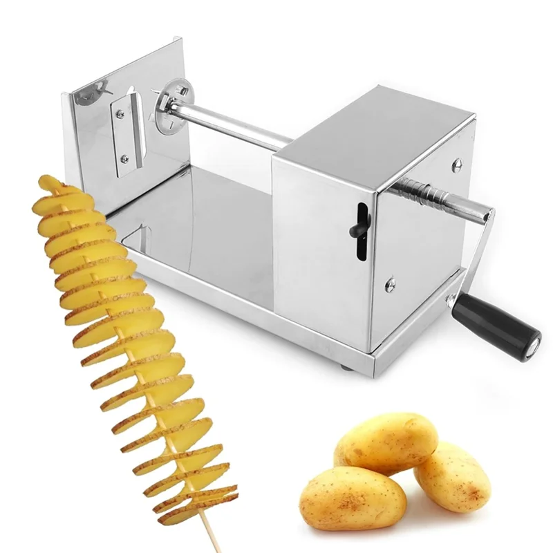 

Commercial Potato Cutting Machine Manual Potato Twister Machine / Spiral Potato Slicer Machine