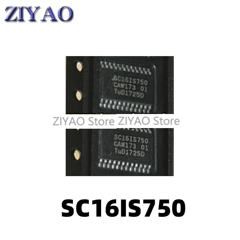 5PCS SC16IS750 SC16IS750IPW SC16IS750IPWR SOP-24 interface integrated circuit