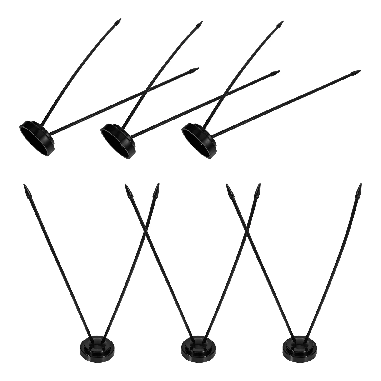 

Flagpole Base Desk Mini Stand for Party Flags Classroom Holder Indoor Hand Waving