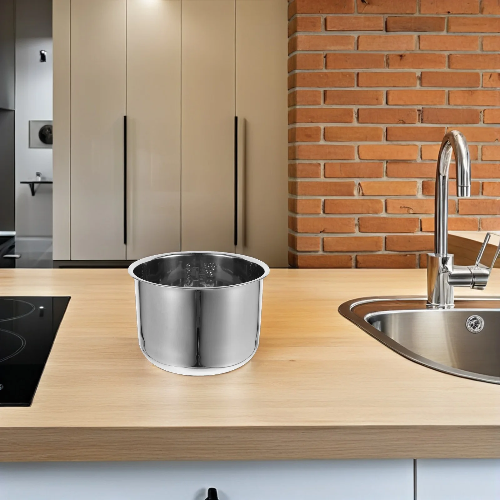 

Вкладыш для рисоварки из нержавеющей стали, внутренний бак, запасные части, электрическая кастрюля, маленькие кастрюли для приготовления пищи, пароварка для молока Ramen Easy