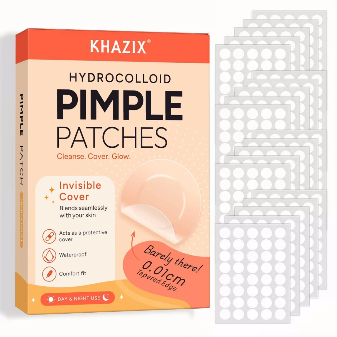 80/200/400Pcs Mini Hydrocolloid Facial Patches, Invisible Concealer Stickers, Waterproof, Small Size, Day & Night Use