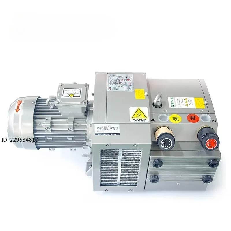 Suitable for paper printing PVT80 ± 600mbar oil-free dry rotary vane vacuum pressure compound pump,
