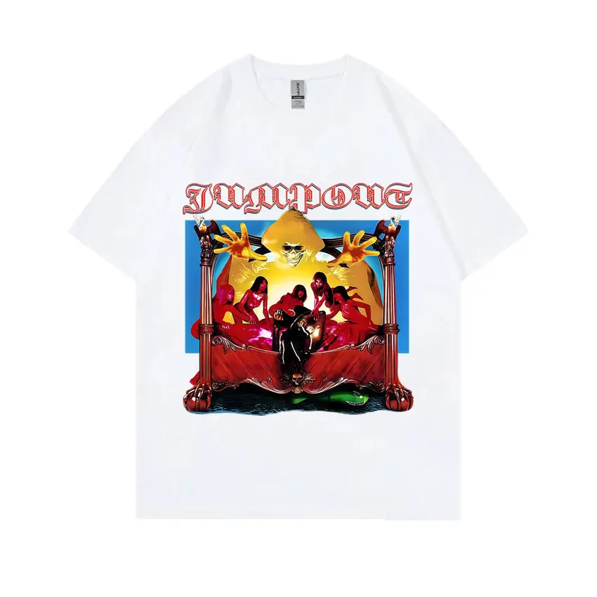 مغني الراب OsamaSon الانتقال خارج ألبوم الجرافيك تي شيرت الرجال النساء الهيب هوب خمر تي شيرت الذكور عادية القطن التي شيرت المتضخم الشارع الشهير #6