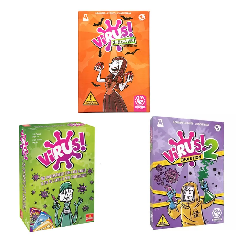 

In English Virus Card Game The Contagiously Virus Card Correct Version Party Game For Fun Family Games