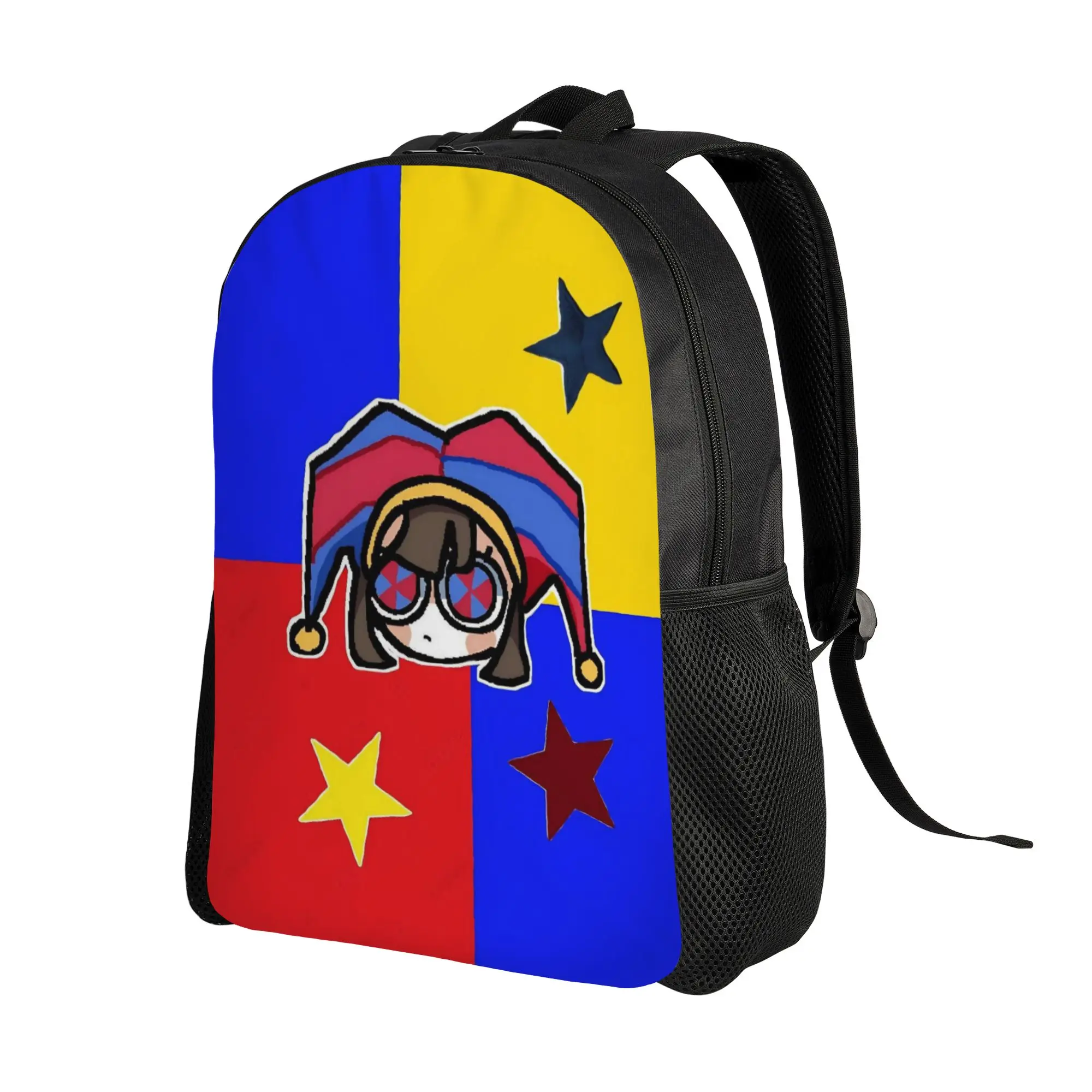 Cute Pomnis Backpack with Pocket Student Work A-Amazings D-Digitals C-Circuse Daypack for Men Women Laptop Computer Canvas Bags
