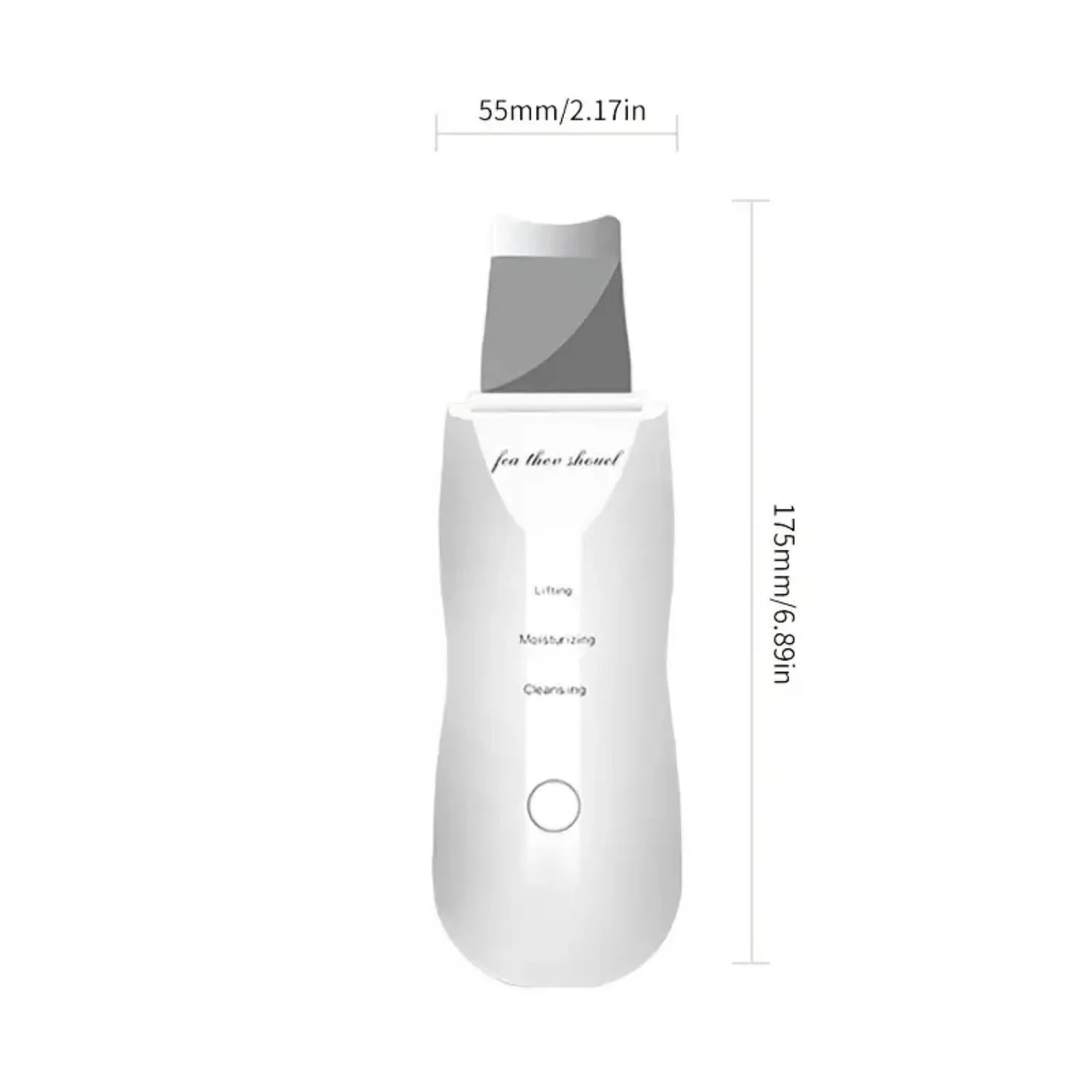 1 Pack, Facial Ultrasonic Cleansing Massager Facial Cleansing Blackheads Skin Care Beauty Equipment Exfoliating Brush Scraper Vi
