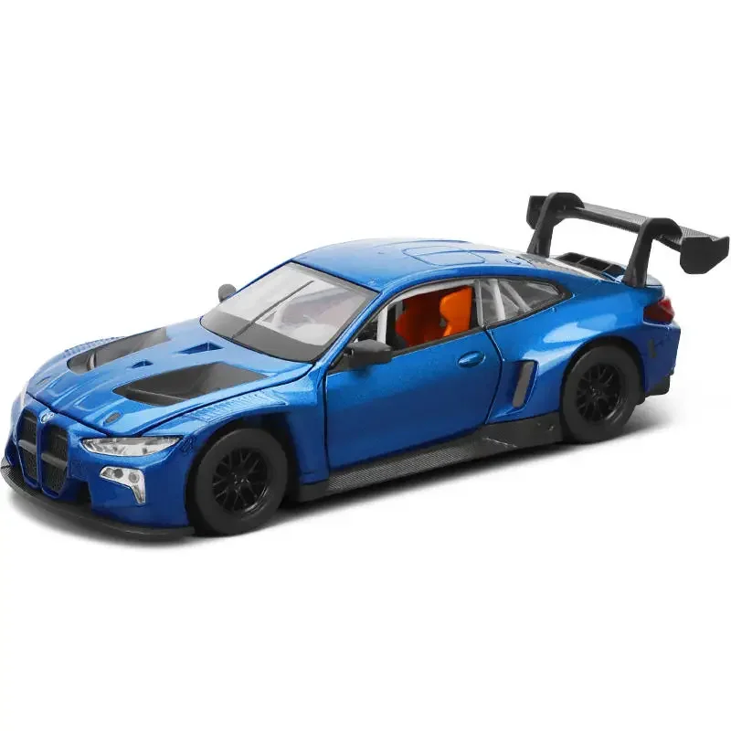 1:32 BMW M4 GT3 Supercar Alloy Car Diecasts & Toy Vehicles Car Model Sound and light Car Toys For Kids Gifts