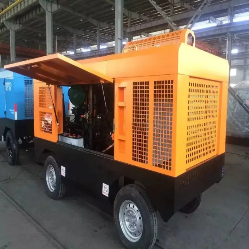 Best Diesel Portable Mining Drilling Air Compressor Industrial