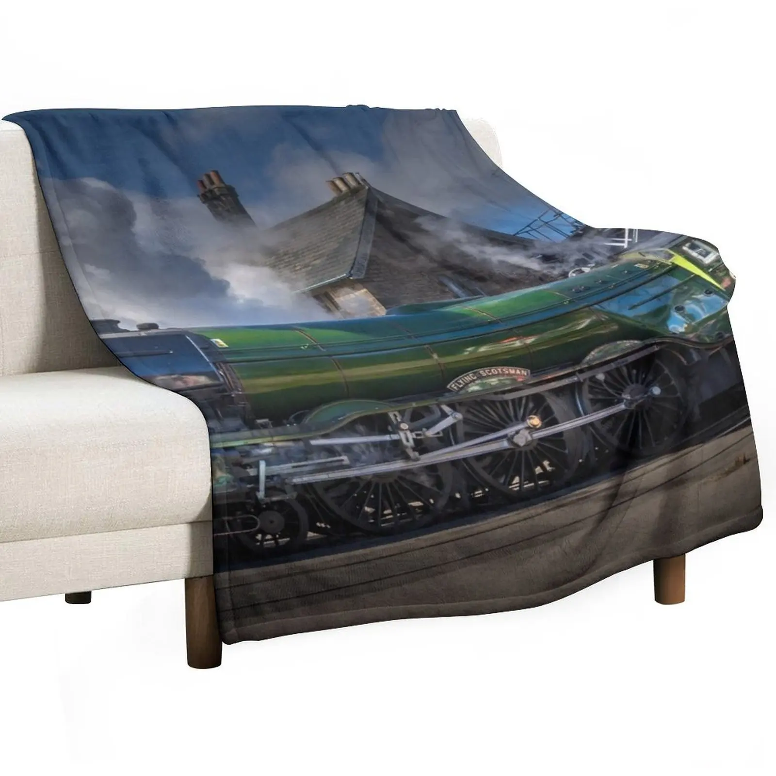

The Flying Scotsman Throw Blanket Lightweight Warm Blanket for Indoor Outdoor Use