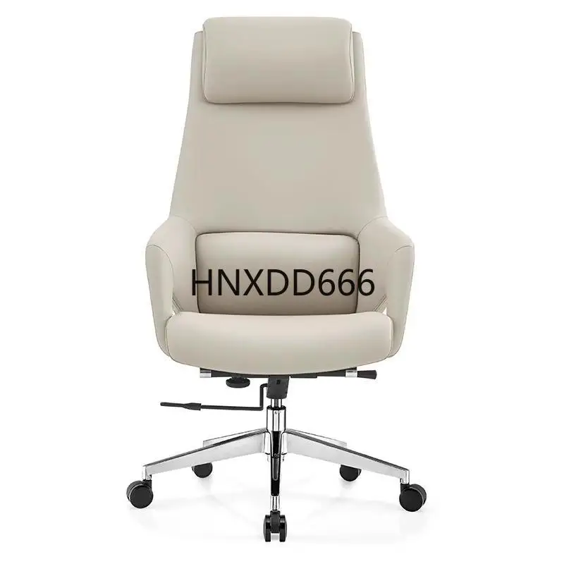 

Italian minimalist book chair high-end microfiber leather leather home office chair can be lifted