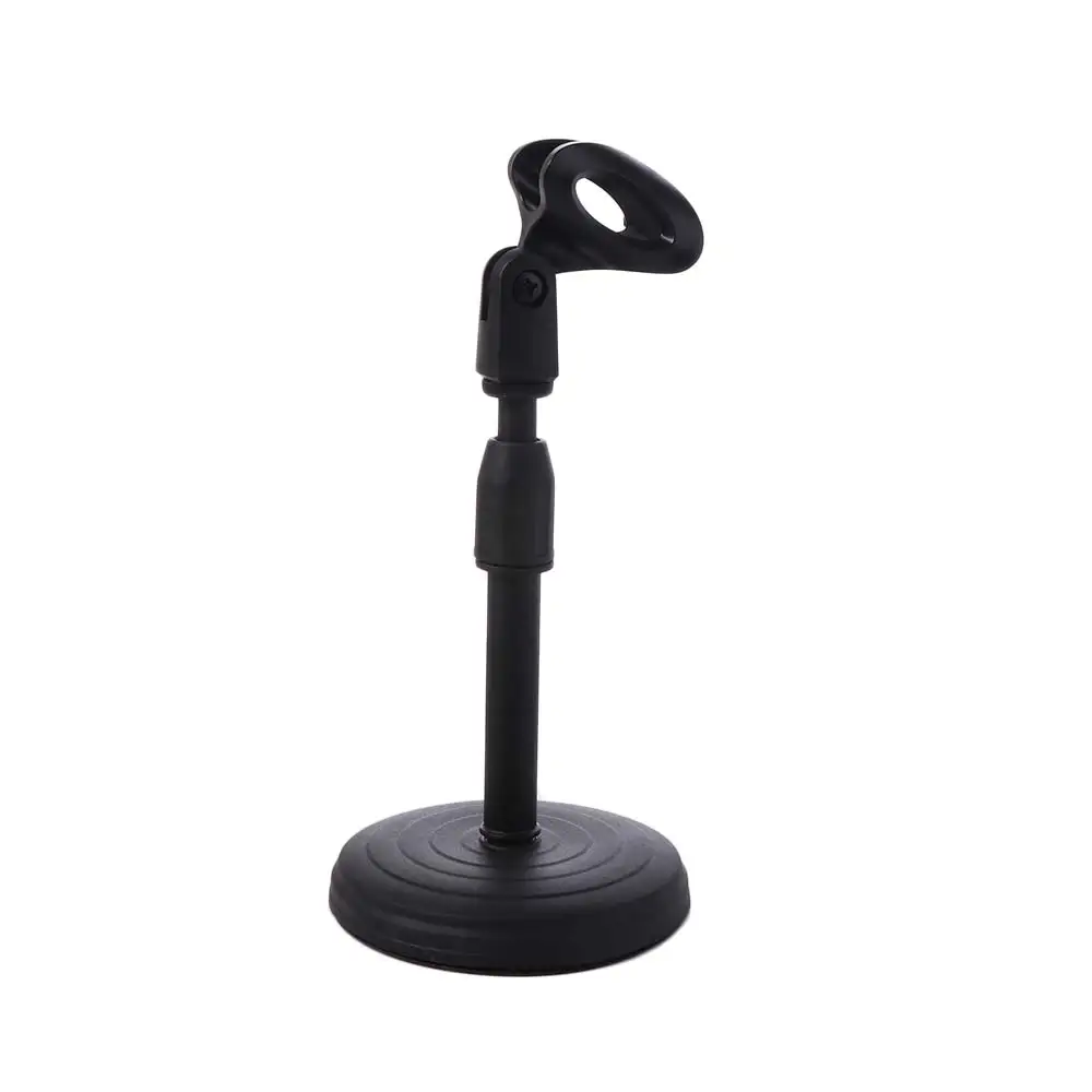 360° Rotating Recording Microphone Holder Sturdy Universal Mini Desk Microphone Stand Extendable Adjustable