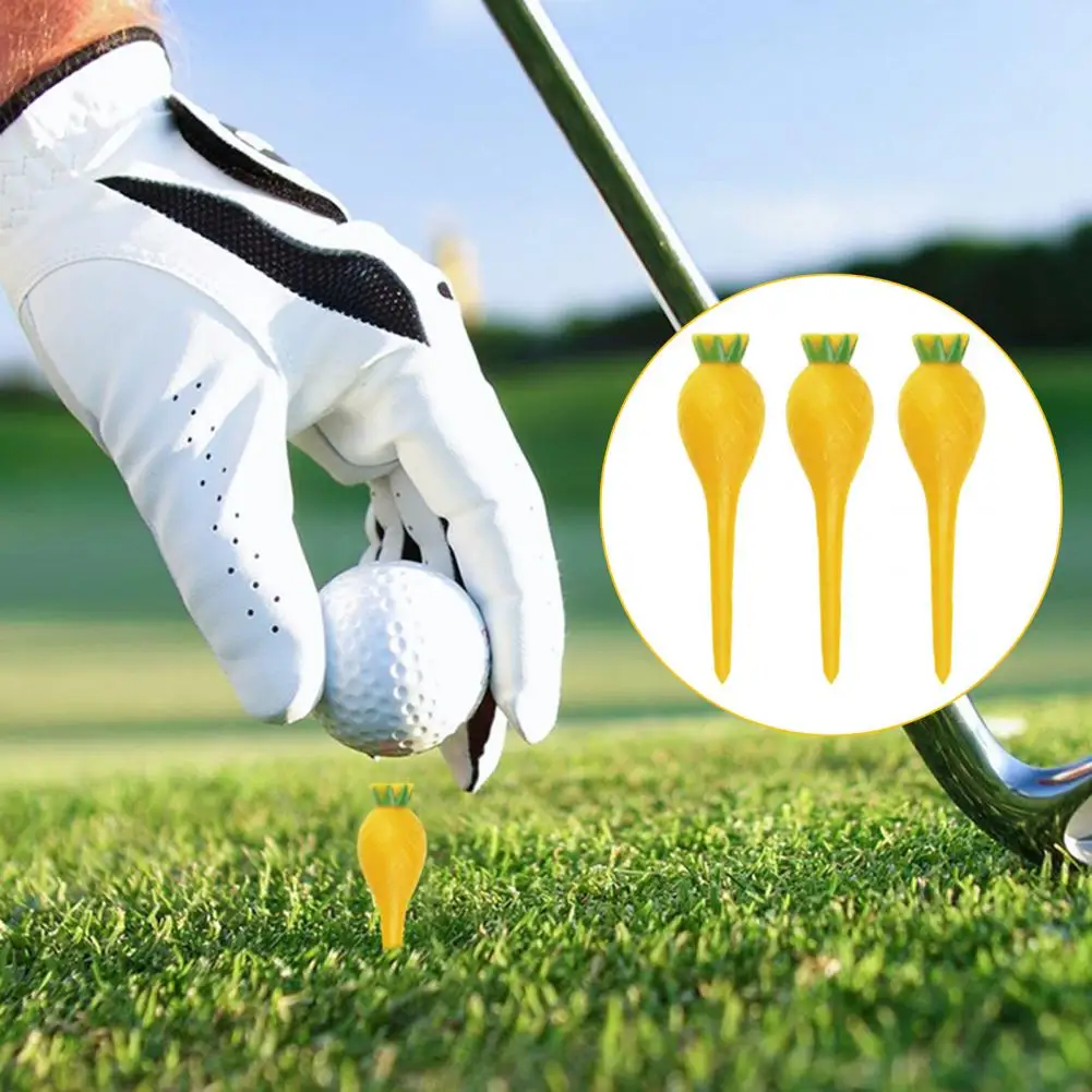 

6 Pcs Golf Tees Golf Practice Tees Cartoon Pineapple Snake Golf Tees Golfs Training Aid For Outdoor Golfs Sports 플라스틱 골프티