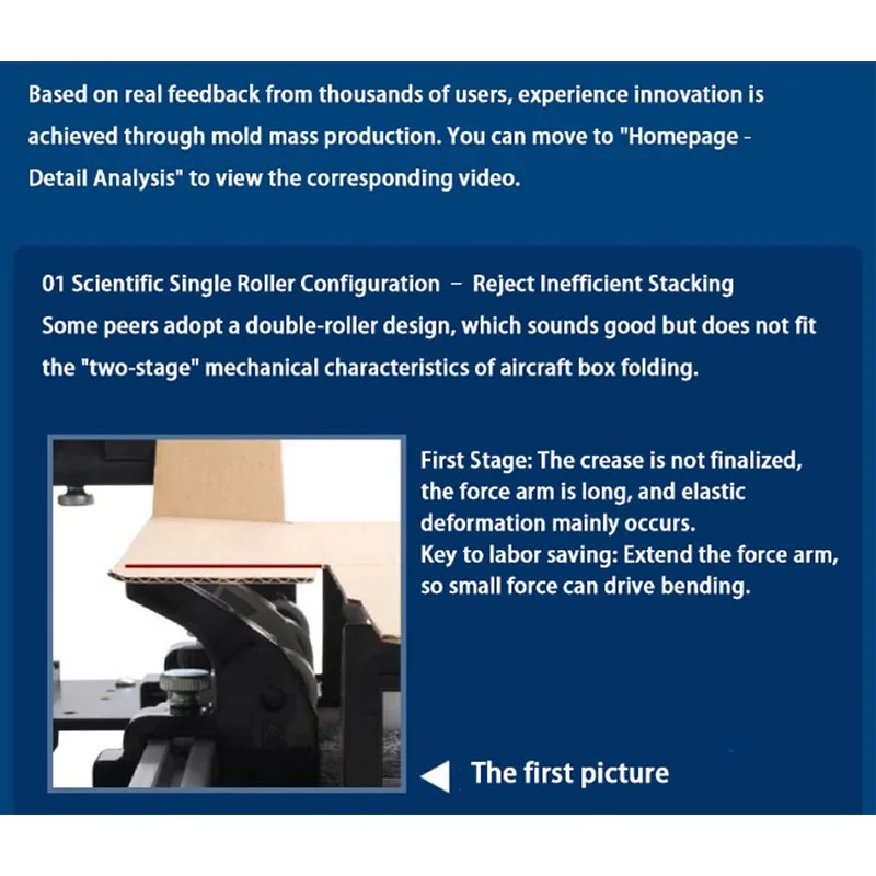 Aircraft Box Folding Auxiliary Fixture Adjustable Size Paper Box Auxiliary Machine Packing Tool Special Folding Carton Artifact view 5