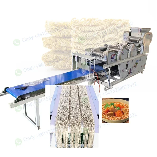 5-260 Electric Pasta Noodles Maker Fully Automatic Commercial Noodle Fried Instant Noodle Making Machine