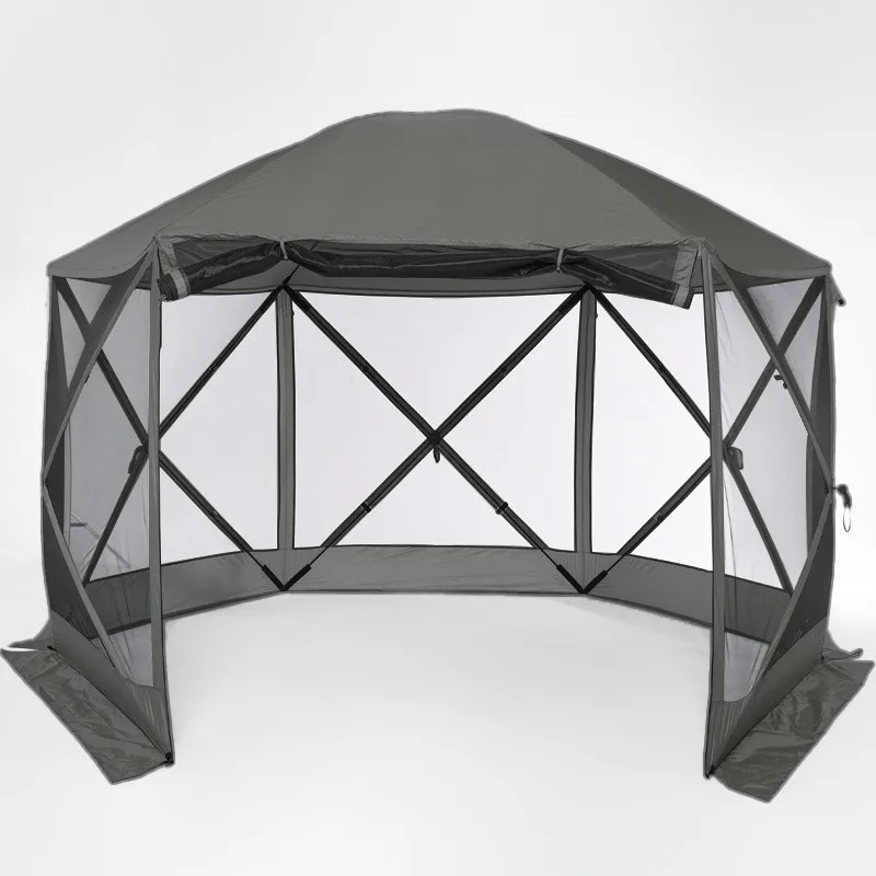 Outdoor automatic anti-mosquito mahjong mesh tent camping picnic shading pergola courtyard quick opening portable tent