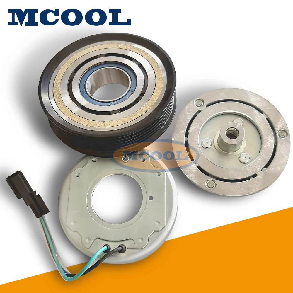 Air Conditioning AC Compressor Clutch For Ford Transit Custom Diesel GK21-19D629-AE GK2119D629AE 4472504310 4472808880 6 Grooves