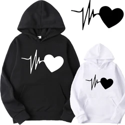 Hoodies de lã monocromáticos para homens e mulheres, moletons esportivos da moda, casais pulôveres, tamanhos S-3XL, primavera e outono