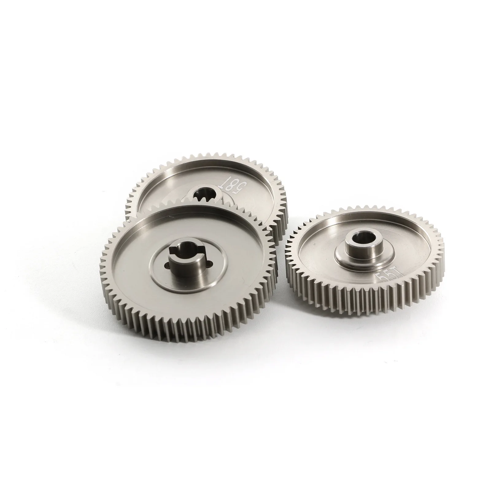 Aluminum Alloy 61T-58T-55T Spur Gear for Tamiya 1/10 TT-01 Type-E/ TT-01D/ TT01D Type-E/TT01E