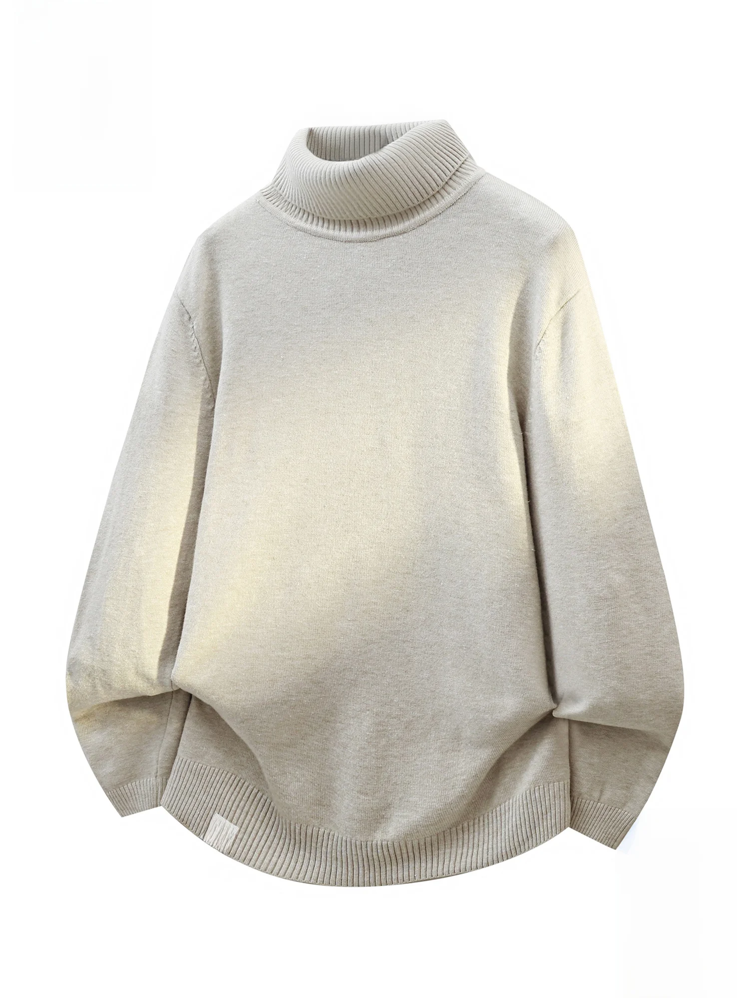 

PaulFrank High Ne Thiened Warm Knitwear Men Winter Color Loose Retro Versatile Casual Sle Polyester Blend Sweater