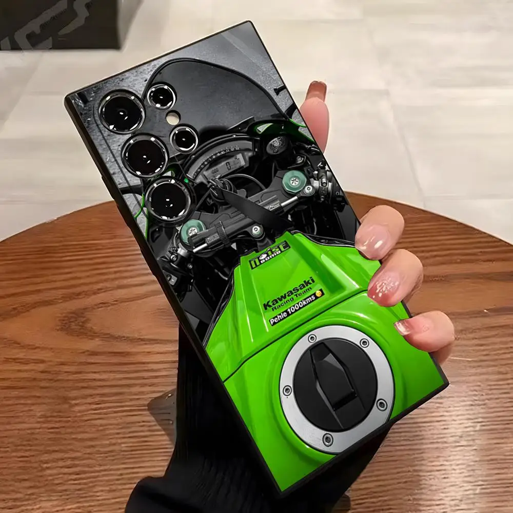 K-KawasakiES N-Ninja Logo Handyhülle für Samsung S26 S25 Edge S24 S23 S22 S21 S20 Ultra Plus Fe Galaxy A54 A53 A34 A25 A16 Cover