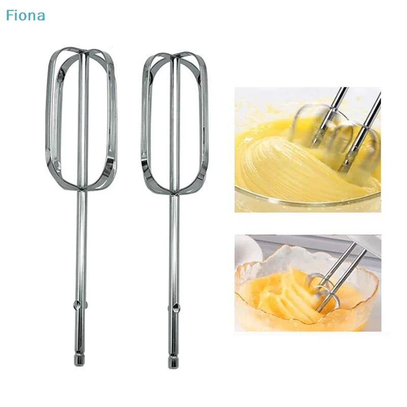 ☭1/2pcs Hand Mixer Beaters Attachments For Universal Stainless Steel Electric Hand Mixer Whisk Replacement