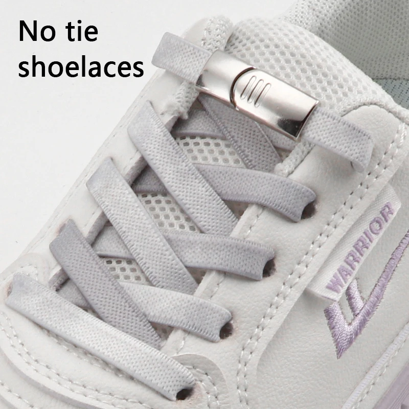 Magnetic Buckle No Tie Shoe Laces Gradient Color Printing Shoelaces Without Ties Elastic Widened Flat Shoelace for Shoes Sneaker