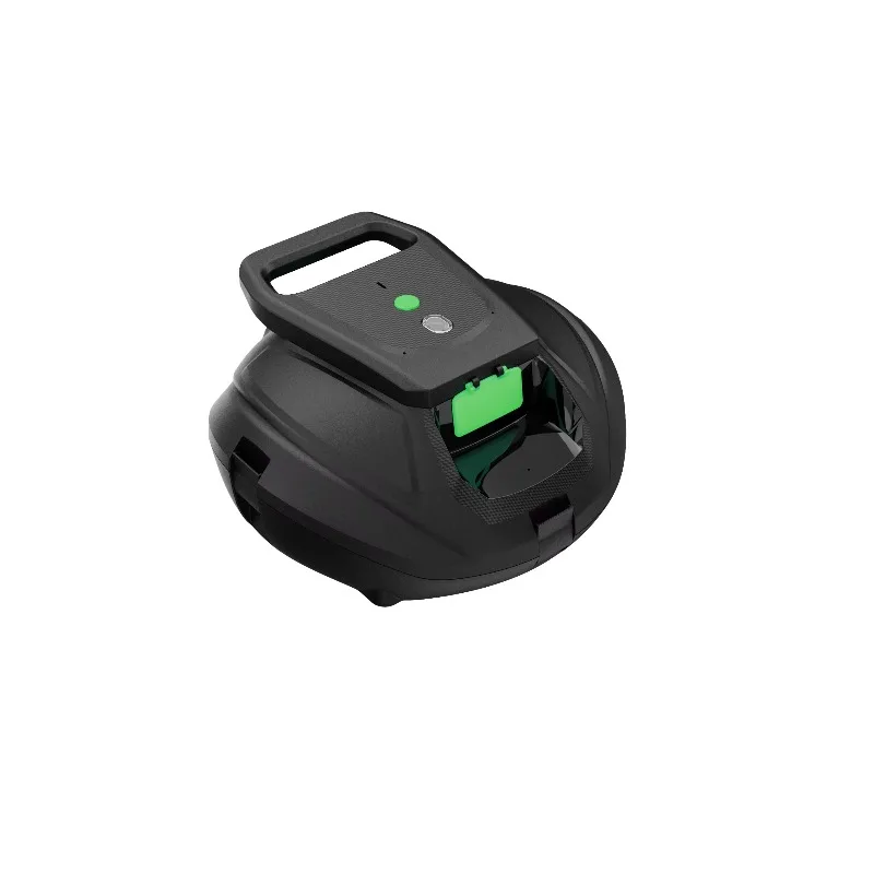 Wireless robot pool cleaner, dual motors, automatic stop, 4000mAh battery, suitable for flat-bottomed swimming pools