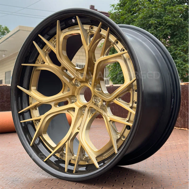 -For Forged Carbon Fiber Customized 5*130 5*114.3 5*112 Alloy Rim 18-24 Inch Concave Deep Dish New Luxury Car Forged Wheels&