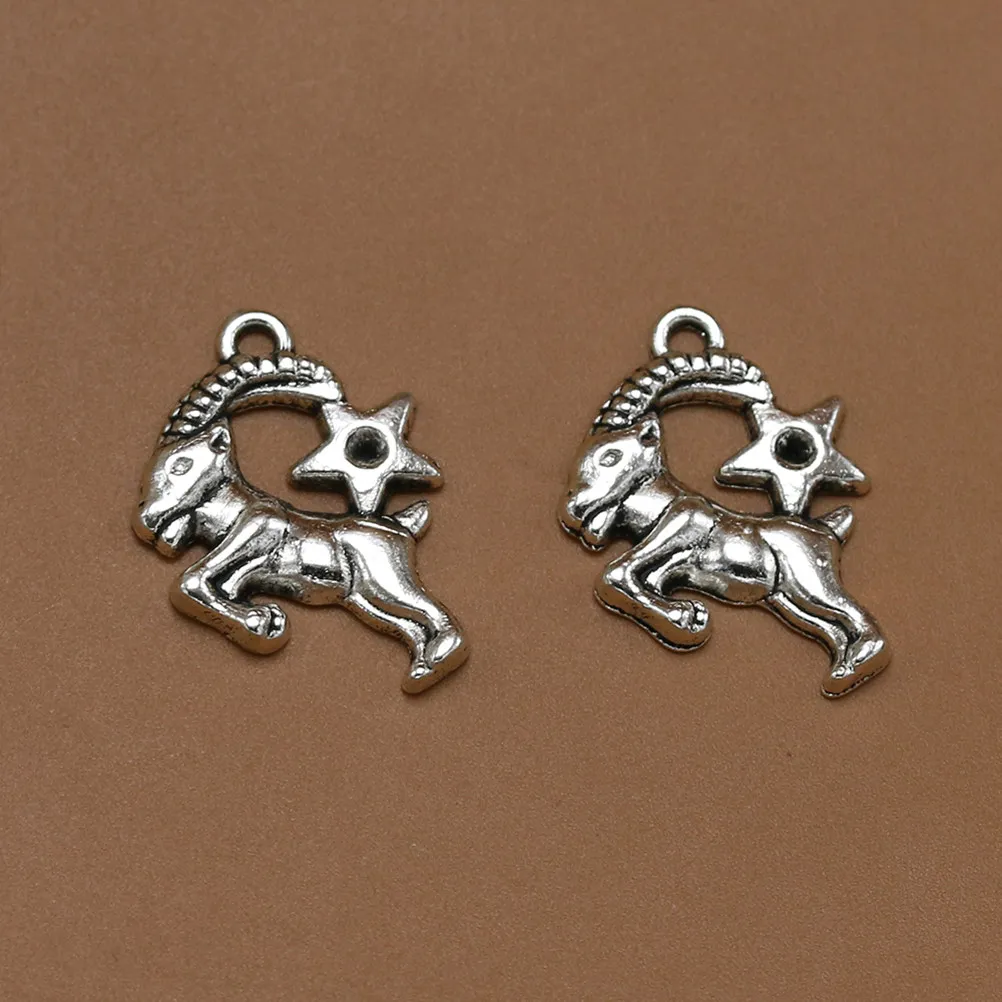 

10Pcs Silver Alloy Charm Pendant for DIY Jewelry Making Necklace Dangle Earrings Scrapbooking Keyring