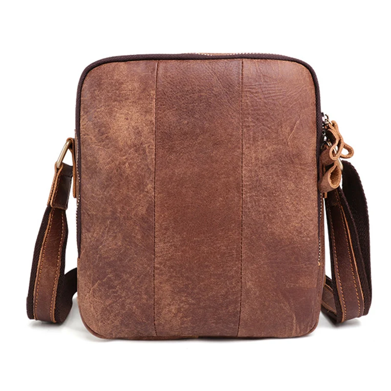 카드 슬롯이있는 정품 암소 가죽 가슴 가방 멀티 포켓 기능성 크로스 바디 숄더 백 내구성 일일 여행 지갑 남성용