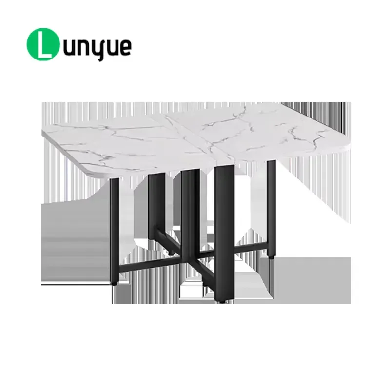 Space Saving Folding Dining Table Square Italian Minimalist Modern Thin Design No Chair Included Compact Furniture for Small