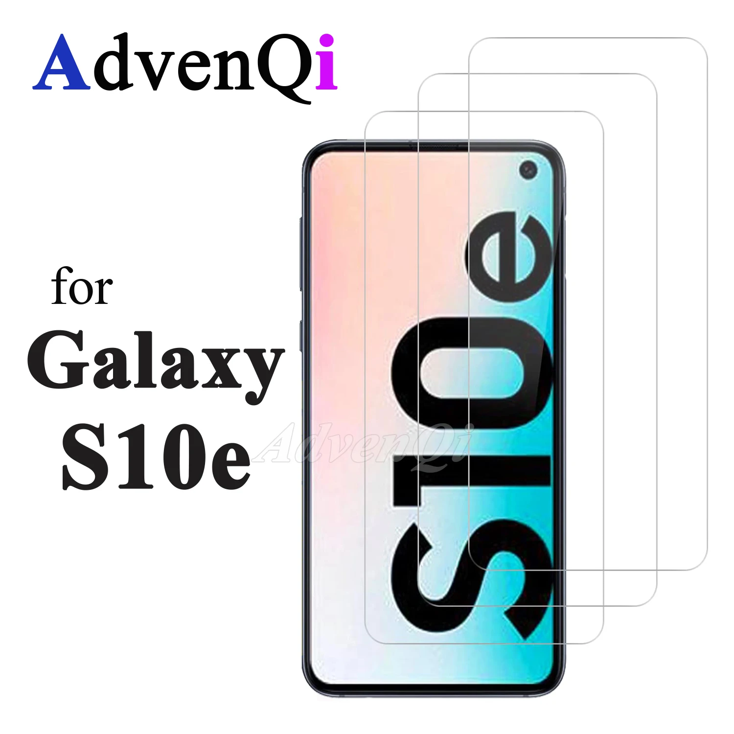Screen Protector for Galaxy S10e Samsung, Tempered Glass HD Crystal 9H Anti Scratch Case Friendly