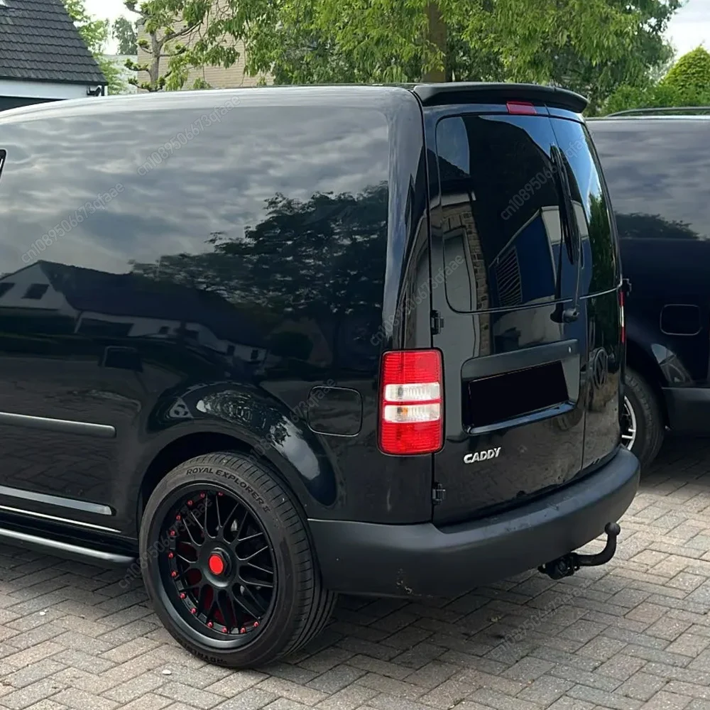 

2 шт. для Volkswagen VW Caddy, спойлер на крышу для двухдверного автомобиля, 2005-2018, ABS, глянцевый черный, тюнинг-комплект