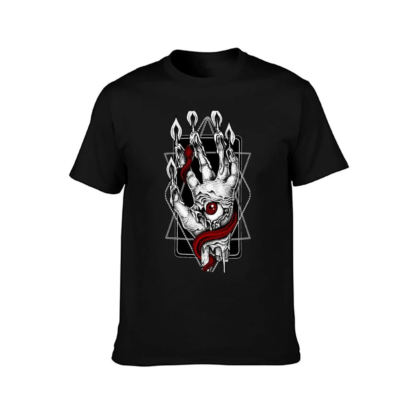 Hand of Glory T-Shirt Summer Casual Cotton Tee Oversized Streetwear Tops Vintage Graphic Print Loose Fit Short Sleeve