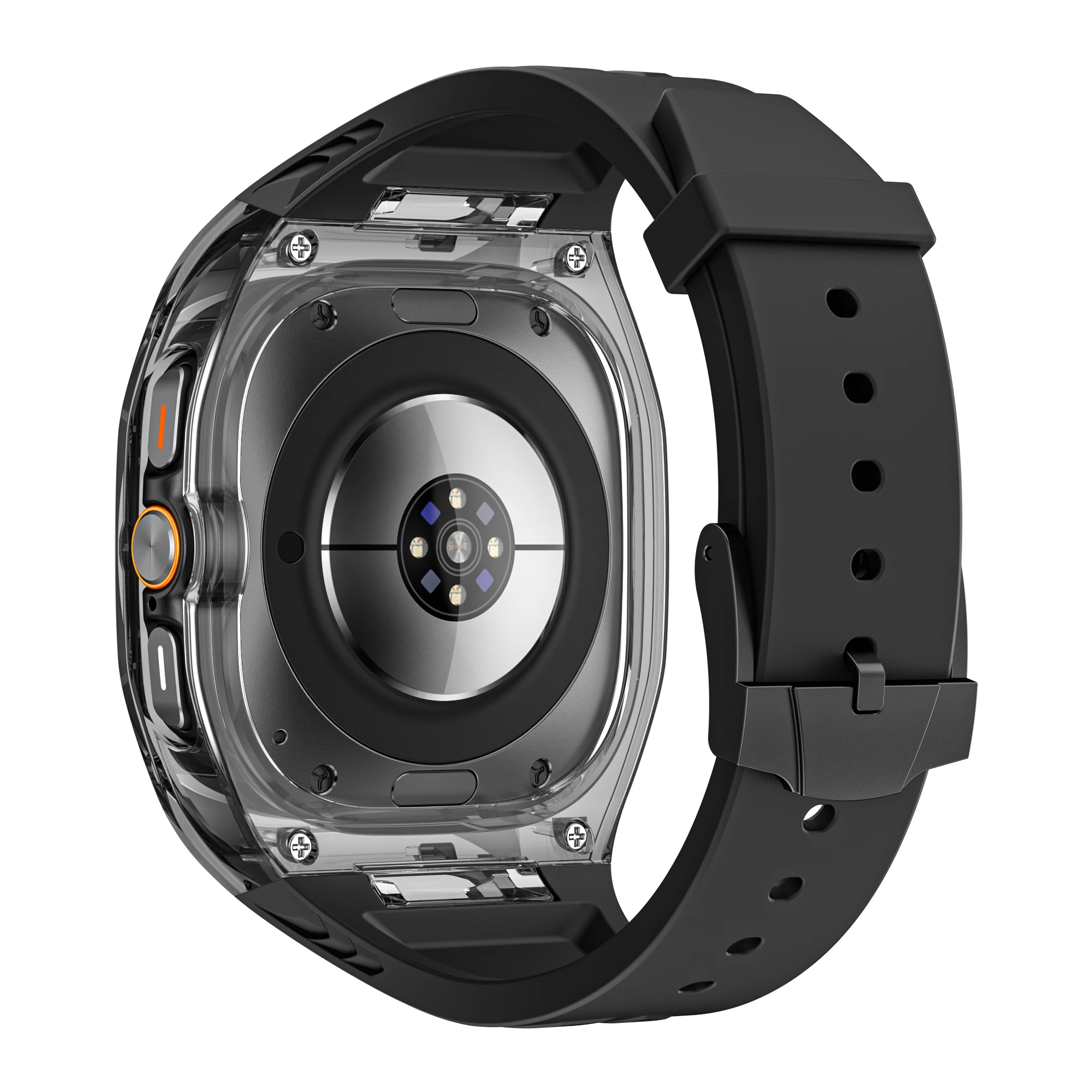 Cinturino per orologio avanzato Cinturino per orologio con fibbia in silicone TPU monopezzo per Samsung Galaxy Watch 7 Ultra 47mm