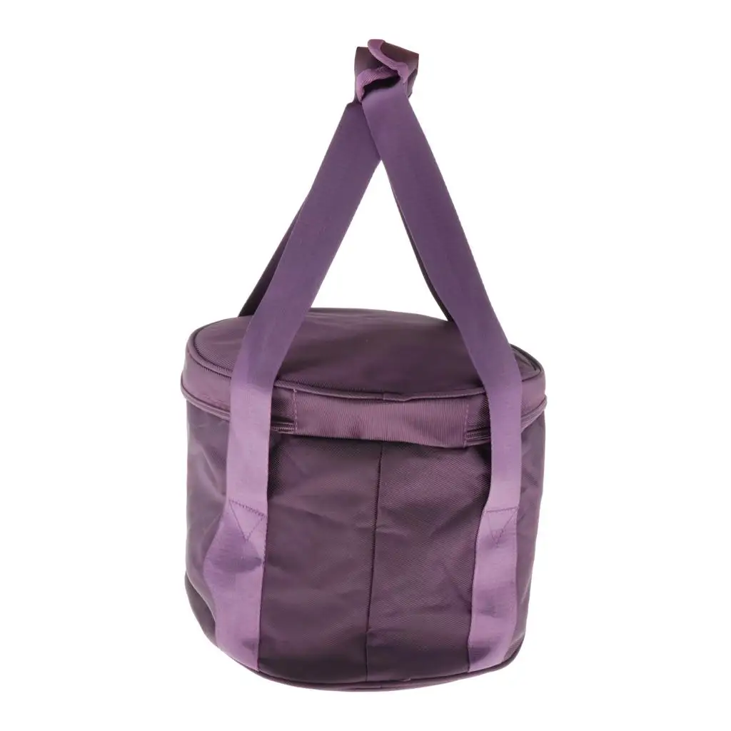 

Oxford Cloth Crystal Bowl Case Double Zipper 12 Inch Carrying Bag for Sound Bowls and Mallets Storage