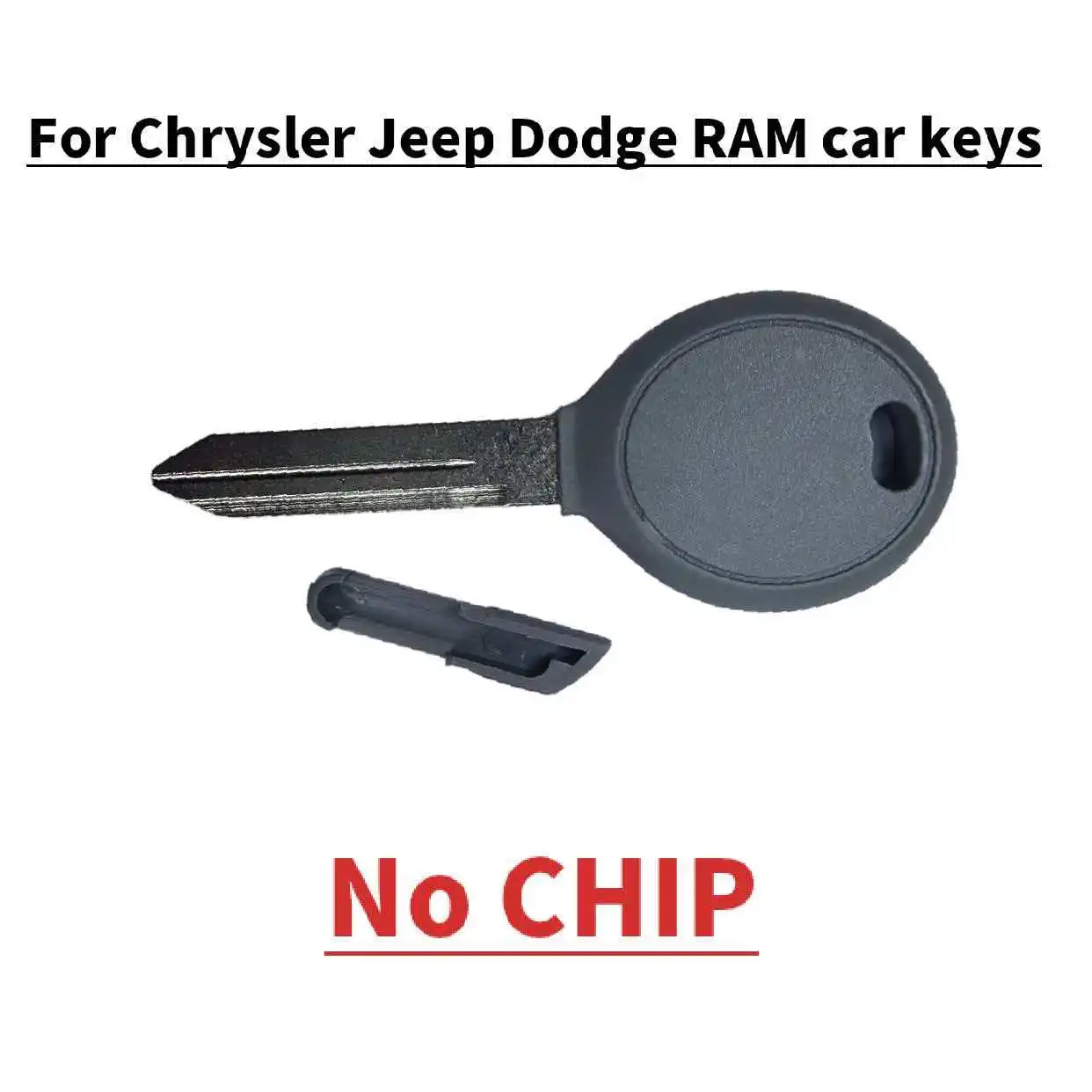 Jingxin Remote Key No/ID46/4D64 Chip Transponder Key for Chrysler Town & Country for Dodge Caravan Dakota Neon for Jeep Liberty