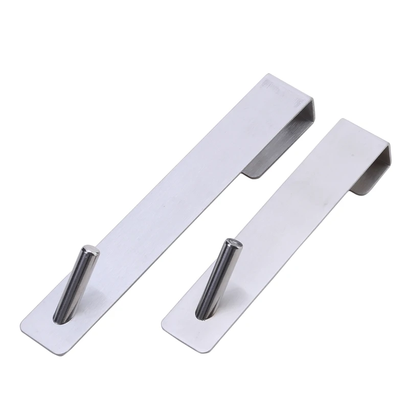 Stainless Steel Over Glass Door Shower Door Back Shower Towel Rack S-Shape Bathroom Bathrobe Hanger Holder Hooks