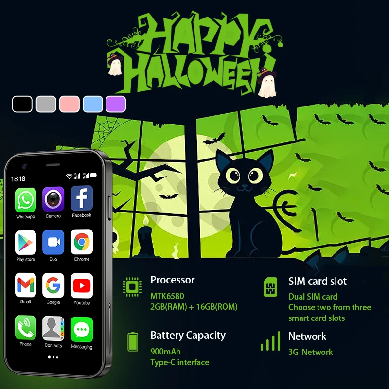 XS15 3G Mini Smartphone 2GB RAM 16GB ROM 3.0-inch Android 8.1 Cheap Mobile Phone