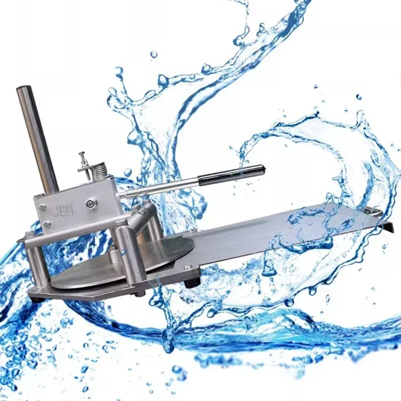 Коммерческий ручной пресс для теста для пиццы 30 см, ручной пресс для выравнивания теста, пресс для теста с регулируемой толщиной