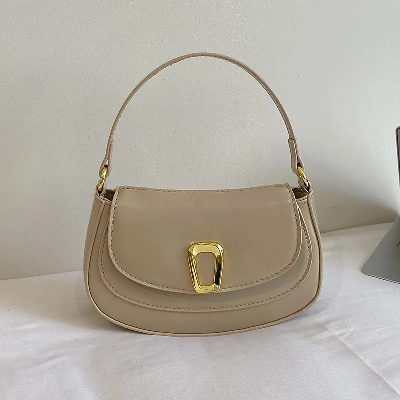 Luxus Designer Hobos Handtasche Frauen Kleine Achselhöhle Tasche Vintage Kupplung Geldbörse Pu Flap Schulter Taschen Für Damen Khaki Umhängetaschen – Detail 20