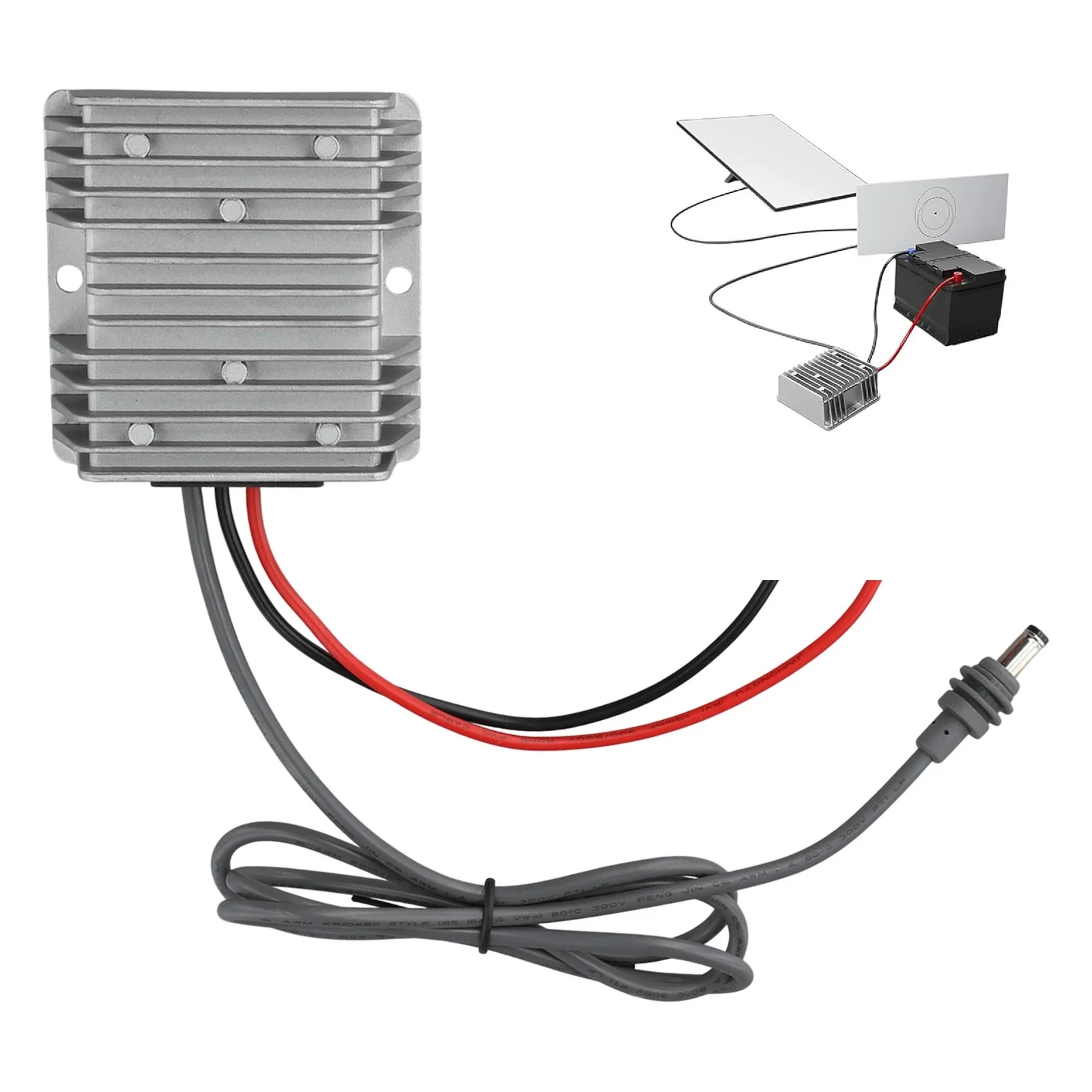 1PC IP68 Waterproof Converter DC Step-Up Power Cable 12V/24V To 57V 4.5A Converter For Starlink Gen-3 Reliable Power Supply