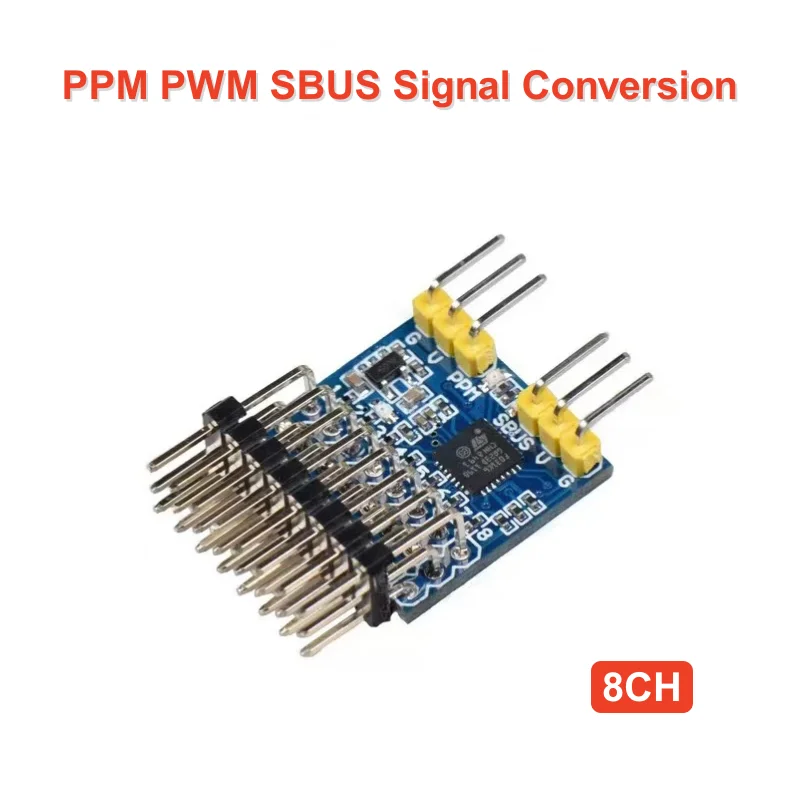 

8CH PPM PWM SPP-SBUS Receiver 32bit Encoder Signal Conversion Module Converter input voltage 3.3-20V For RC Airpanle Drone Part