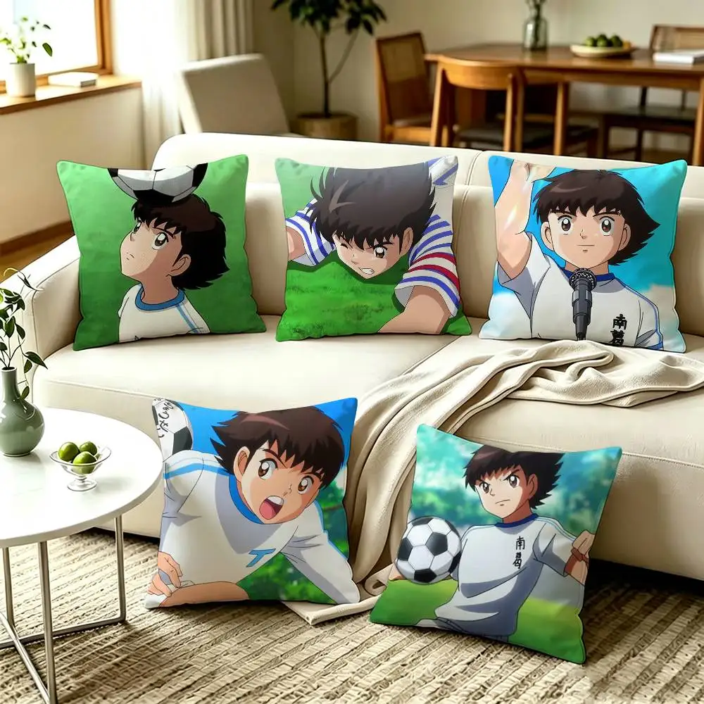 ANIME C-Captain T-Tsubasa Pillow Cover Sofa Cushion Cover Home Room Decoration Children Gift