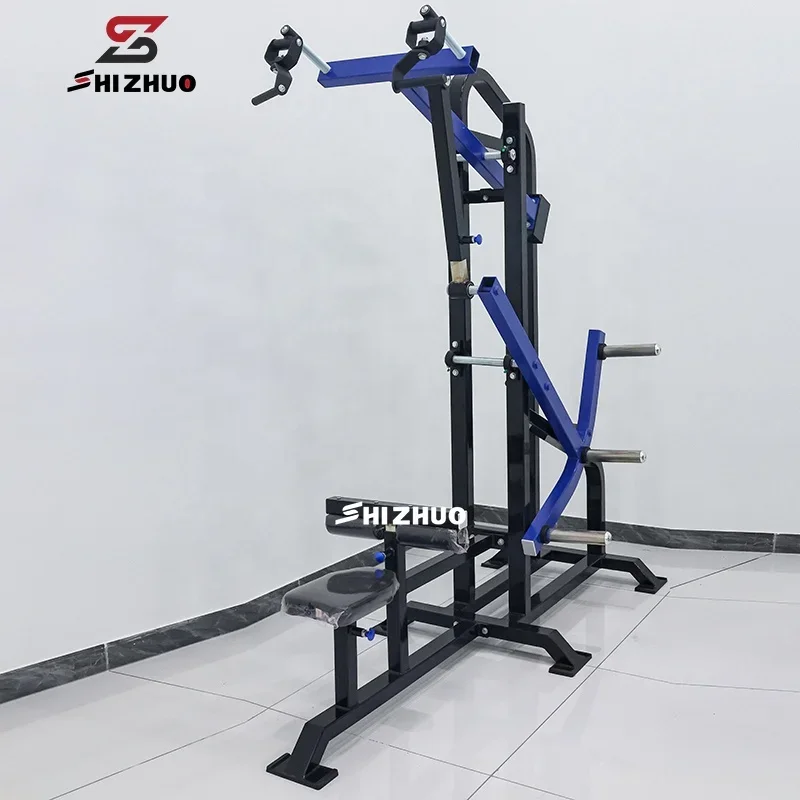 

Strength Trainer Plate Loaded Seated Lat Pull Down Machine for Gym Club