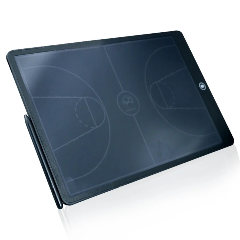 Электронная тренерская доска премиум-класса со стилусом, 15-дюймовый ЖК-дисплей с большим экраном, тренировочное оборудование для футбола, баскетбола